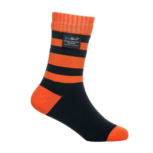 Водонепроницаемые носки детские DexShell Waterproof Children Socks S (16-18 см) оранжевые, DS546S фото 9